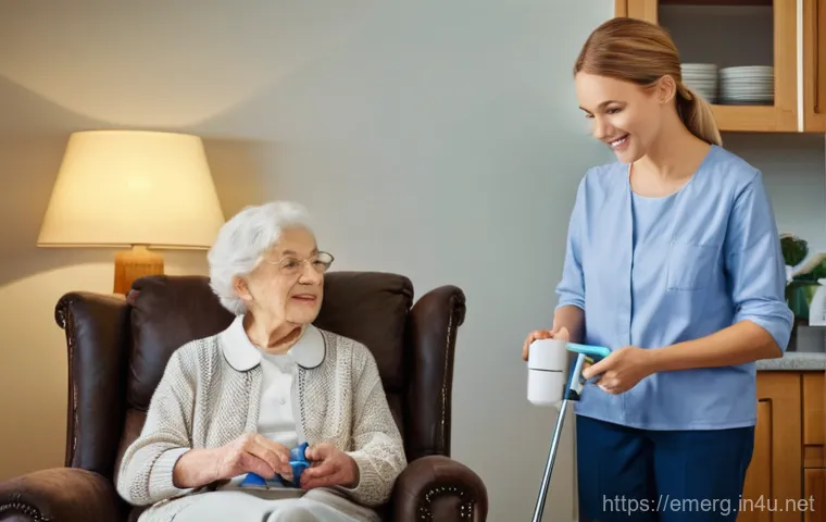 작업치료사의 병원 내 교육 참여 - **Prompt:** A dynamic scene inside a cutting-edge neurological rehabilitation center. A male occupat...