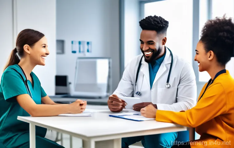 작업치료사로서의 긍정적 사고법 - A male occupational therapist, dressed in comfortable, modest casual wear, sits in a peaceful, sun-d...