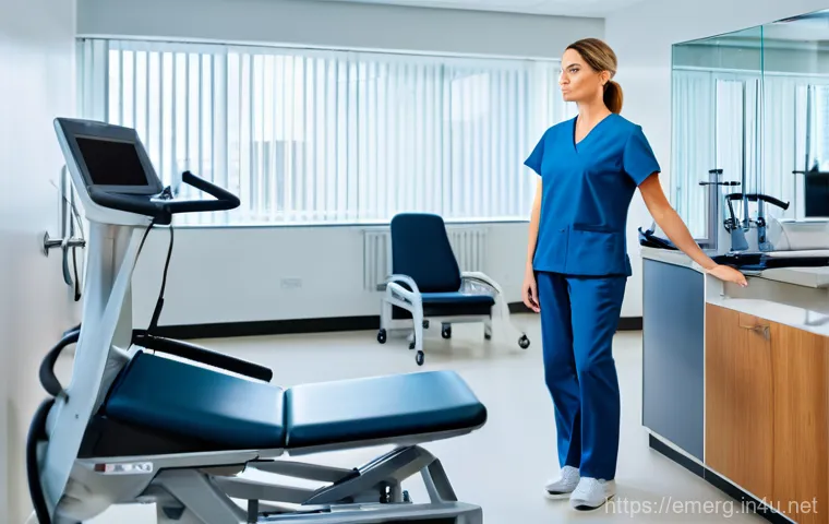 작업치료사의 연봉 수준 분석 - A compassionate female occupational therapist in her early 30s, dressed in comfortable professional ...