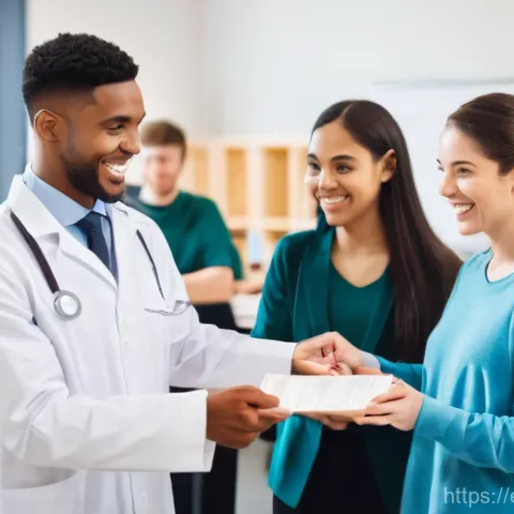 작업치료사의 자격 유지 관리 성공 사례 - A bright and modern university classroom for occupational therapy students. A diverse group of young...