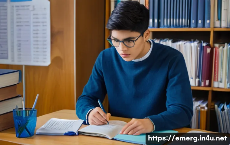 작업치료사의 자격증 시험 준비 성공 사례 - **Prompt:** A focused young adult, in their early twenties, diligently studying at a well-organized ...